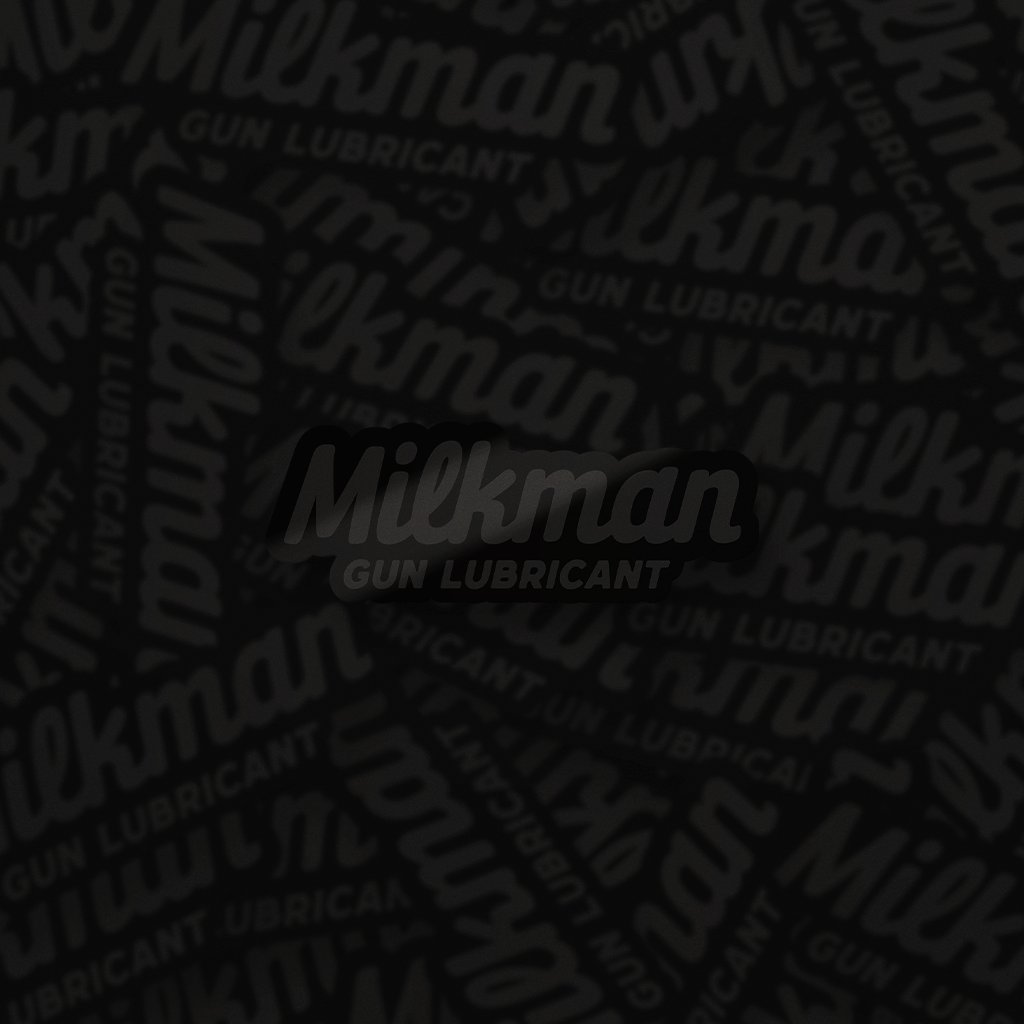 Embossed Black Logo Sticker