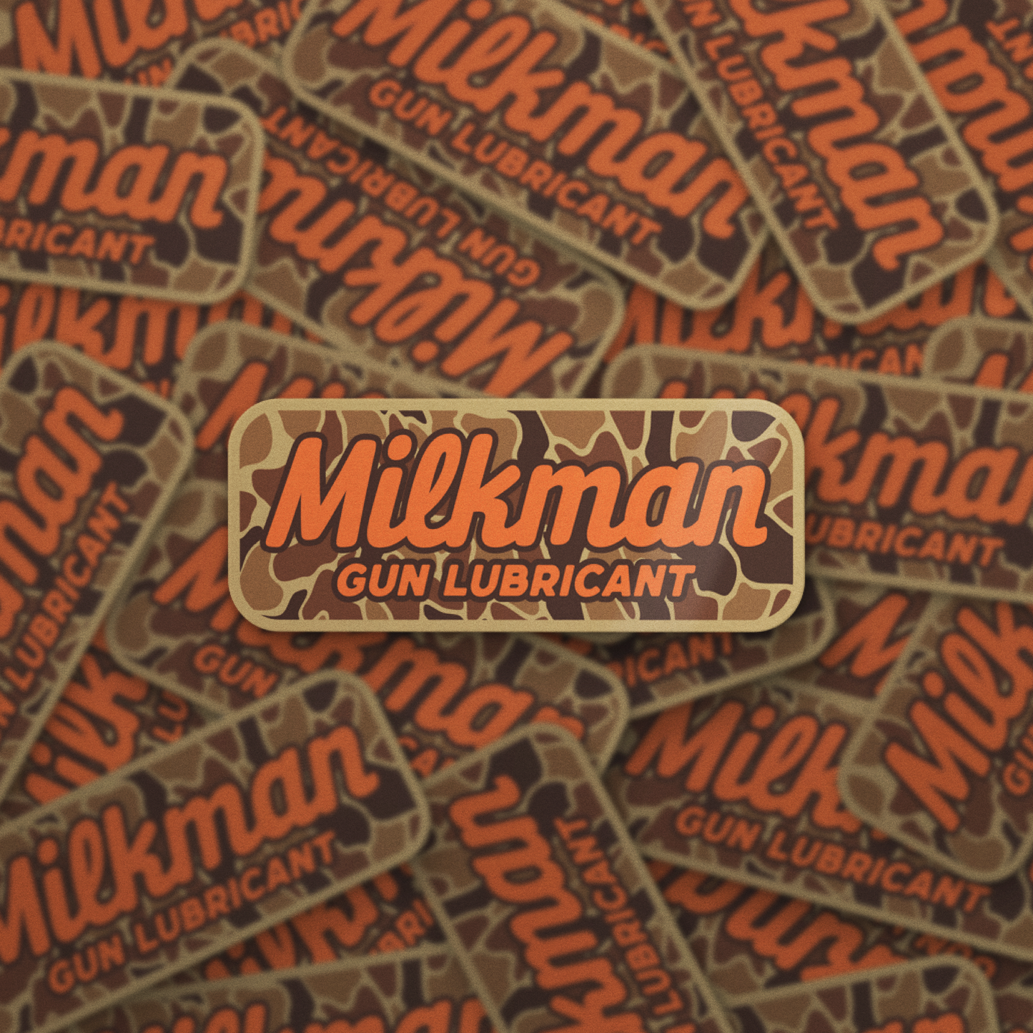 Duck Camo Milkman Sticker